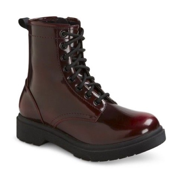 Mossimo Supply Co. Shoes - Mossimo brand maroon combat boots